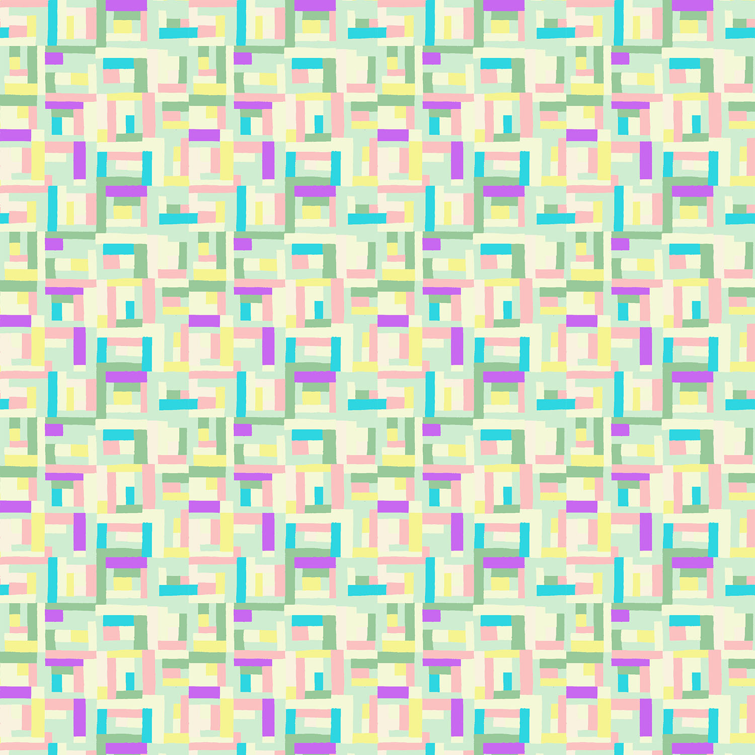 채색자개-조각보